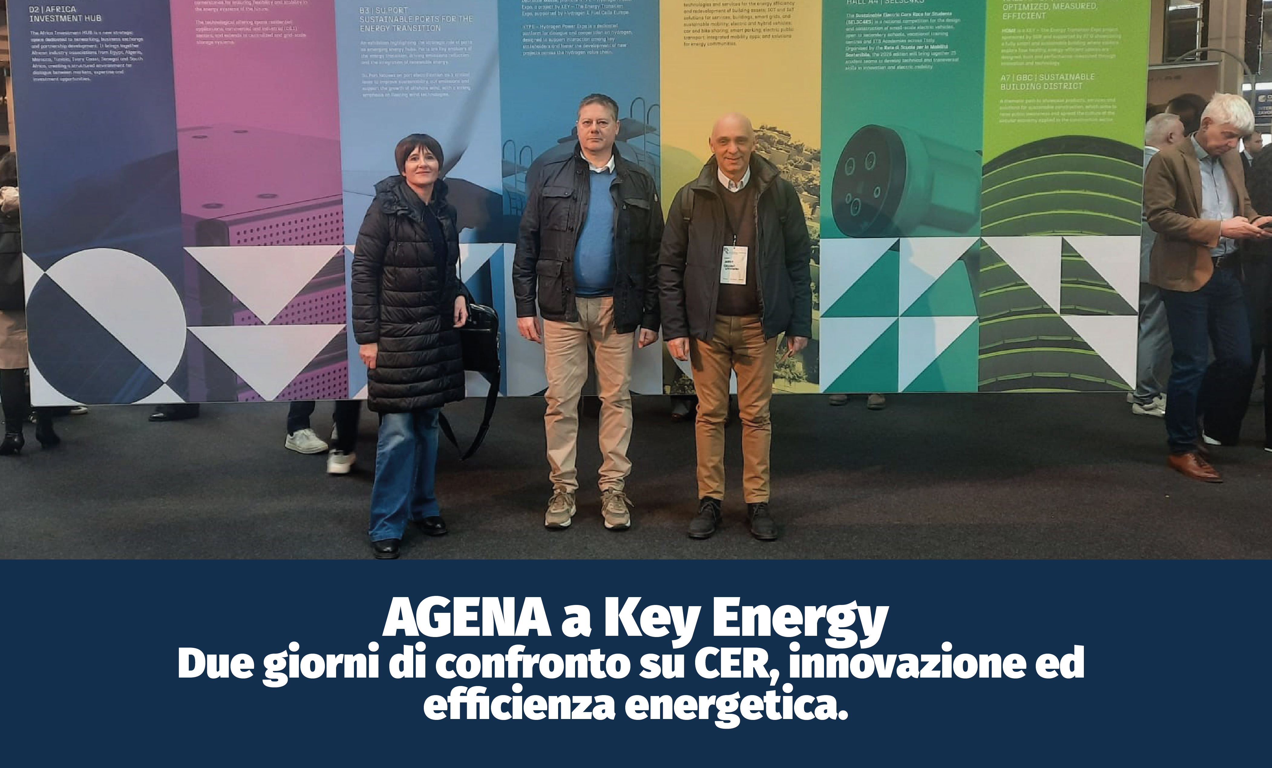 AGENA a Key Energy: due giorni di confronto sulle Comunità Energetiche Rinnovabili e su innovazione ed efficienza energetica
