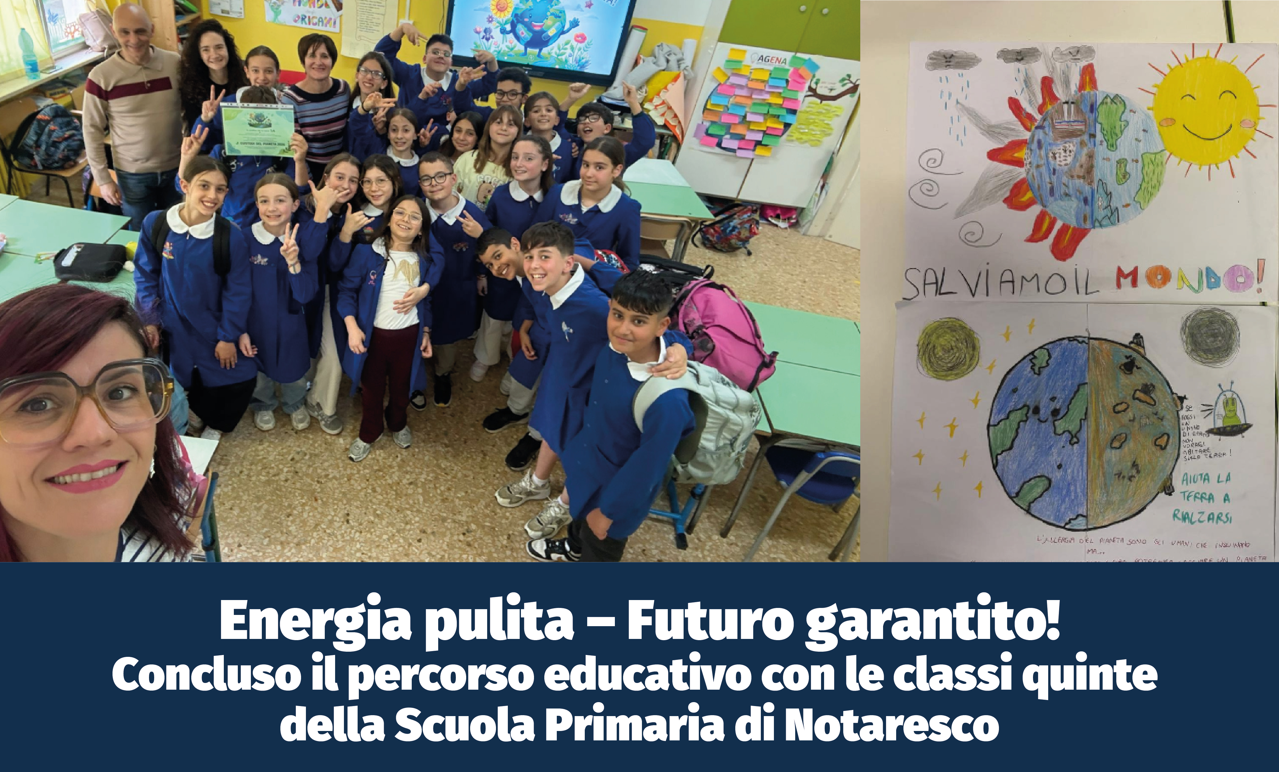 Energia pulita – Futuro garantito: concluso il percorso educativo con le classi quinte della Scuola Primaria di Notaresco